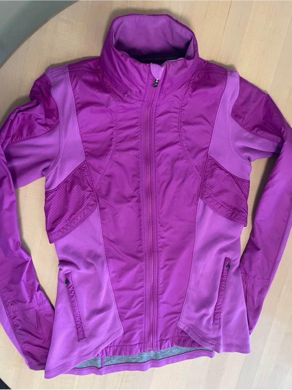 lululemon athletica Magenta running jacket. Older style.